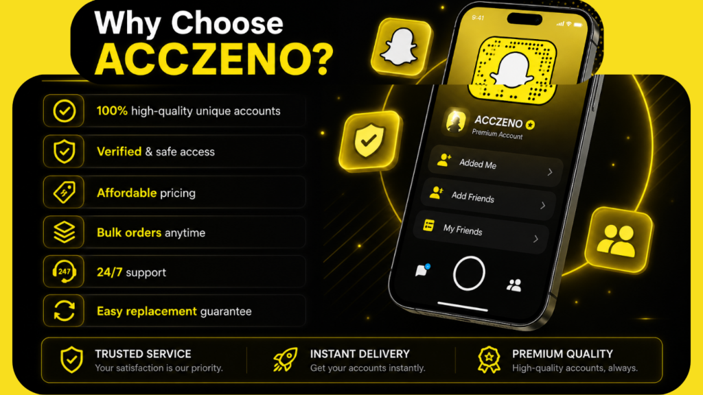best site ACCZENO to buy snapchat accounts